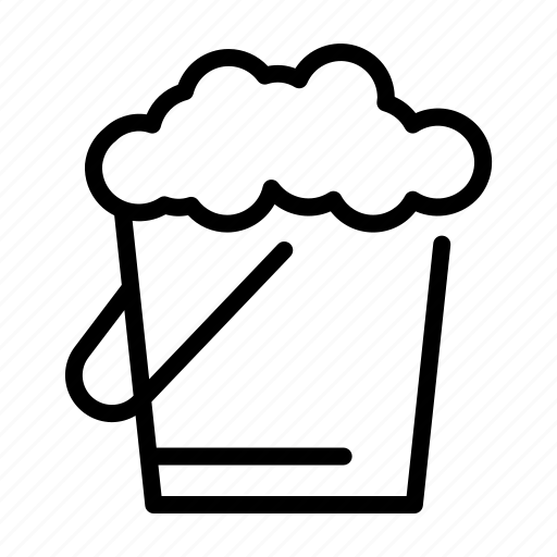 Bucket, cleaning, soap, washing icon - Download on Iconfinder