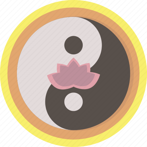 Meditation, peace, sauna, spa, yang, yin, yoga icon - Download on Iconfinder
