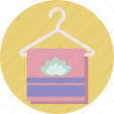 decorative, hanger, lotus, pink, sauna, spa, towel