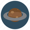 brown, planet, ring, saturn, space, universe