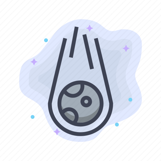 Asteroid, astronomy, meteor, space icon - Download on Iconfinder