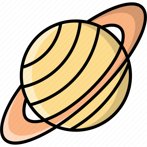 Saturn, planet, space icon - Download on Iconfinder