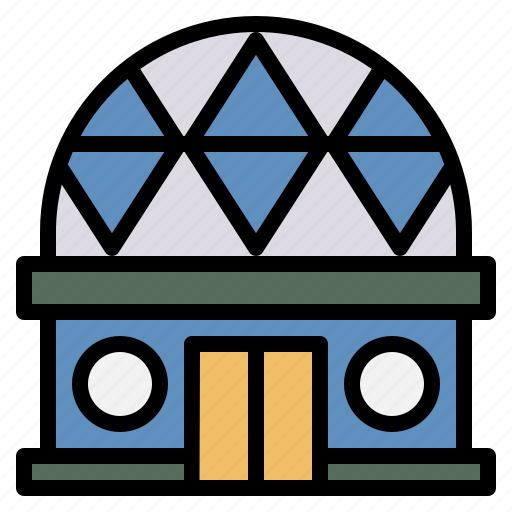 Observatory, astronomy, telescope, dome, explore icon - Download on Iconfinder