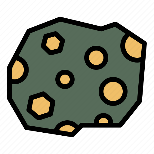 Rock, asteroid, stone, space, comet icon - Download on Iconfinder