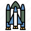 spaceship, spacecraft, rocket, space shuttle, transportation 