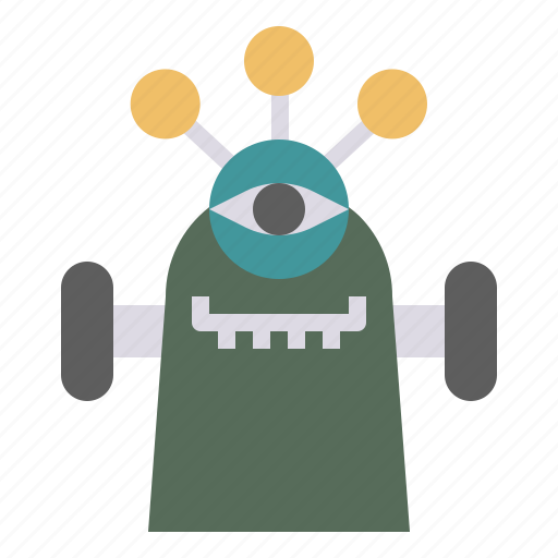 Monster, alien, space, science fiction, extraterrestrial icon - Download on Iconfinder