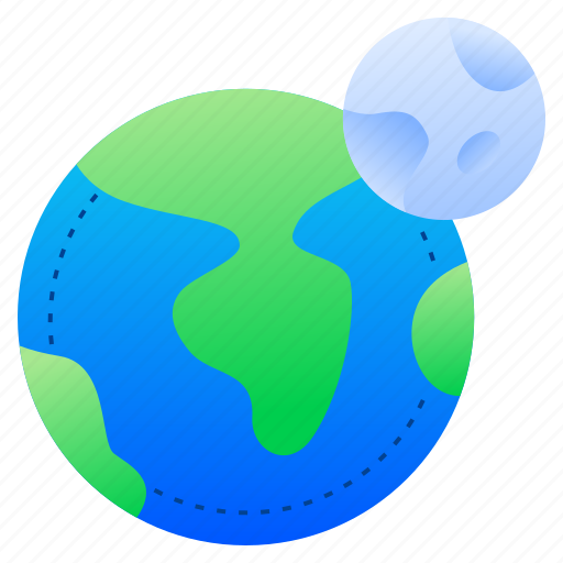 Planet, earth, moon, space, orbit, galaxy icon - Download on Iconfinder