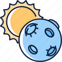 eclipse, moon, sun, night, weather, forecast, space