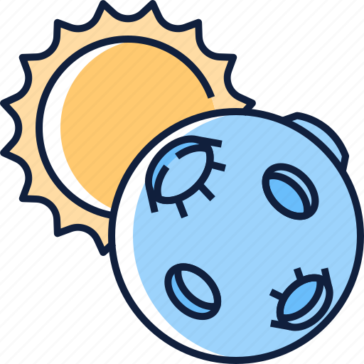 Eclipse, moon, sun, night, weather, forecast, space icon - Download on Iconfinder