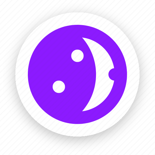 Moon, gibbous, waning, moon phase icon - Download on Iconfinder