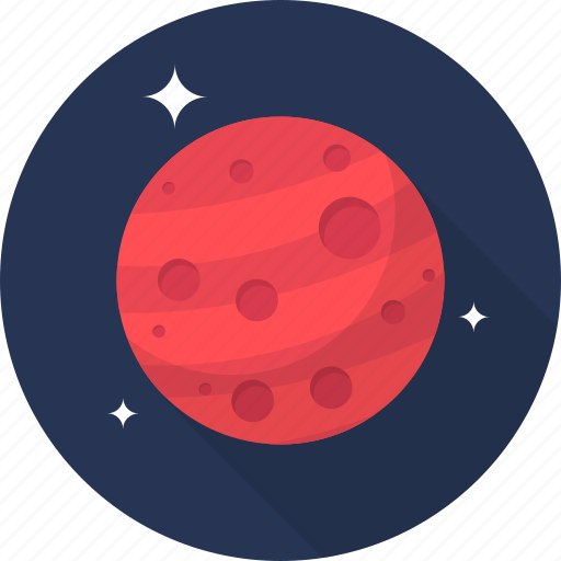 Mars, planet, space icon - Download on Iconfinder