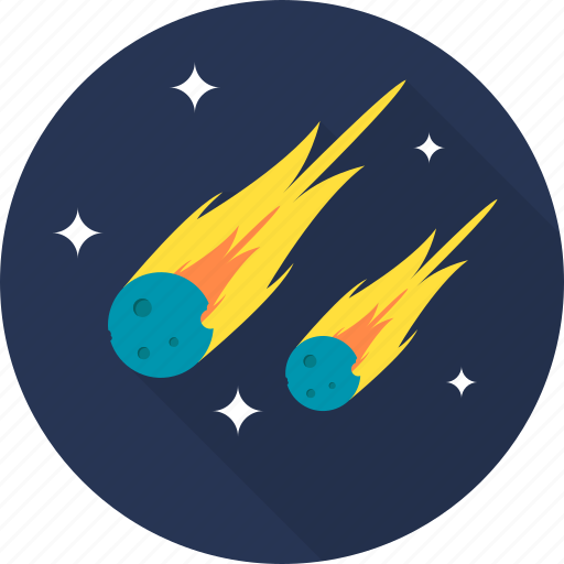 Asteroid, comet, meteor, meteorite, space icon - Download on Iconfinder