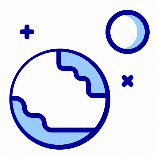 Astronomy, earth, moon, planet, space icon - Download on Iconfinder