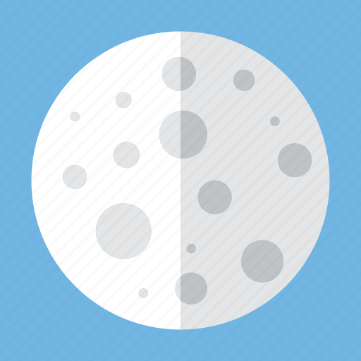 Circle, eclipse, full moon, month, moon, satellite, space icon - Download on Iconfinder