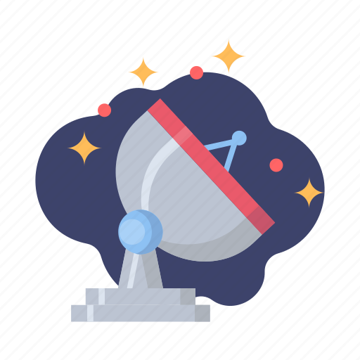 Spaceship, space, galaxy, dish, satellite, astronomy icon - Download on Iconfinder