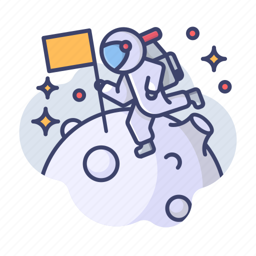 Astronomy, astronaut, space, galaxy, moon icon - Download on Iconfinder