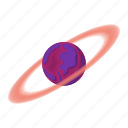 astronomy, cartoon, planet, ring, saturn, space, star