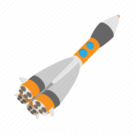 Cartoon, launch, rocket, science, ship, space, spaceship icon - Download on Iconfinder