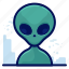 alien, emoji, emoticon, exploration, space, travel 