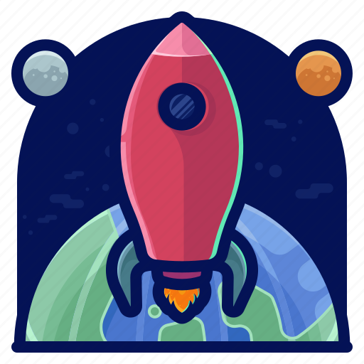 Exploration, rocket, space, transportation, travel, vehicle icon - Download on Iconfinder