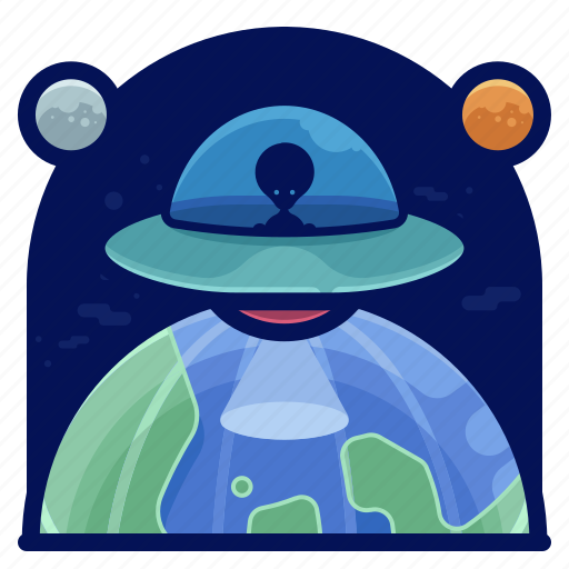 Alien, exploration, space, spaceship, travel icon - Download on Iconfinder