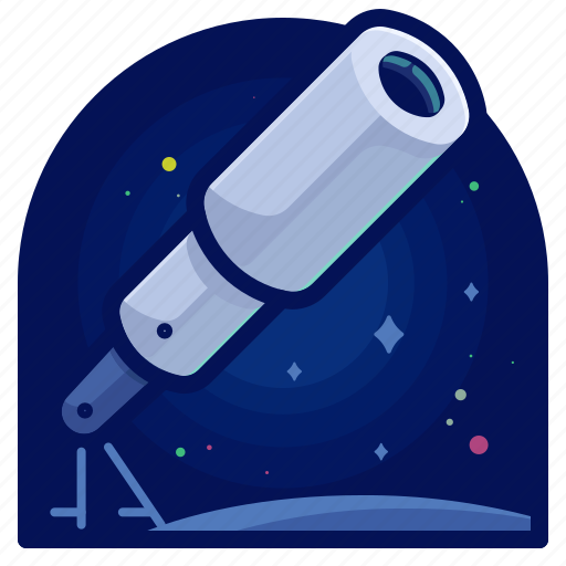 Exploration, space, telescope, travel icon - Download on Iconfinder