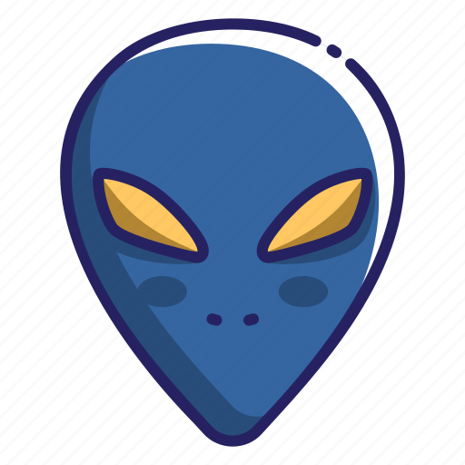 Alien, face, space, fantasy, cute icon - Download on Iconfinder