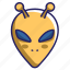 antenna, face, alien, cute, space 