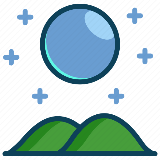 Moon, night, planet, space icon - Download on Iconfinder