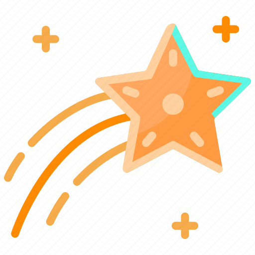 Falling, shining star, shooting star, space, star icon - Download on Iconfinder