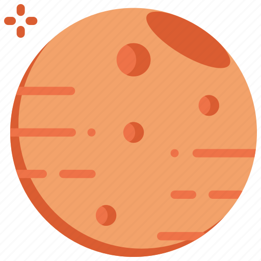 Mars, planet, science, space icon