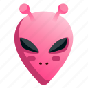 antenna, face, alien, cute, space
