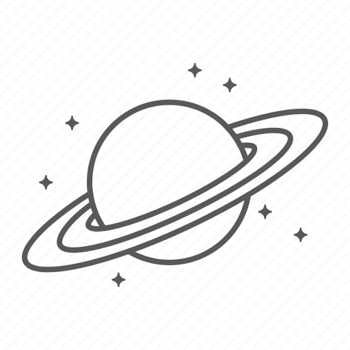 Saturn, planet, cosmos, ring, orbital icon - Download on Iconfinder