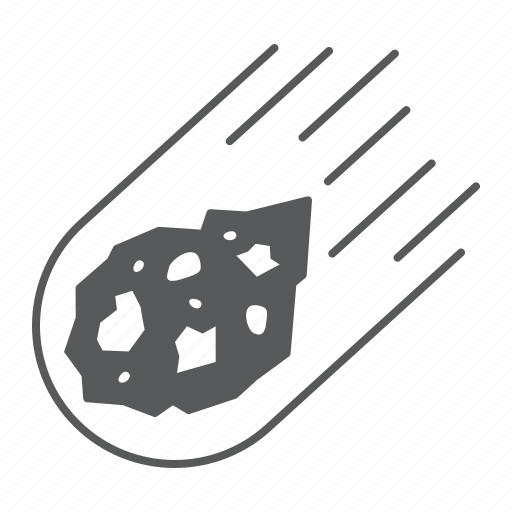 Asteroid, cosmos, comet, meteorite, astronomy icon - Download on Iconfinder