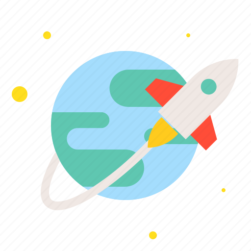 Astronomy, earth, planet, rocket, space, travel icon - Download on Iconfinder