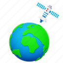 satellite, earth, technology, communication, space