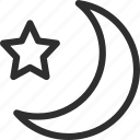 25px, iconspace, moon, star