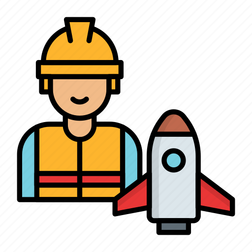 Aerospace, engineer, man, person, rocket, aeronautical, aircraft icon - Download on Iconfinder