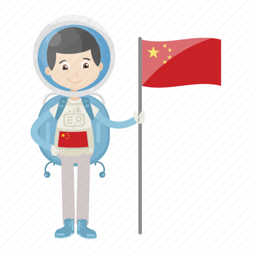 Astronaut, astronomy, china, kid, spaceman icon - Download on Iconfinder