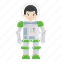 astronaut, kid, spaceman, suit