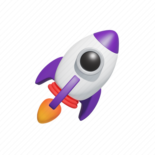 Rocket, space, spaceship 3D illustration - Download on Iconfinder