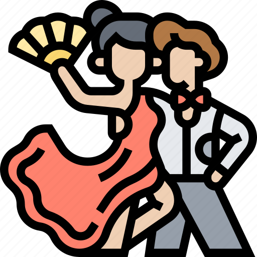 Flamenco, dance, spanish, culture, show icon - Download on Iconfinder