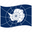 antarctic, treaty, antarctica, flag, polar