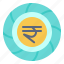 coin, india, indian, international, money, rupee, token 