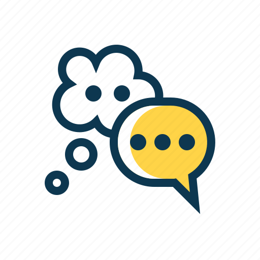 Balloon, bubble, chat, cloud, speech, talking, thinking icon - Download on Iconfinder