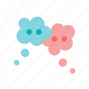 balloon, bubble, chat, cloud, speech, thinking