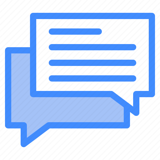 Message, comment, dialogue, communication, chat, box icon - Download on Iconfinder