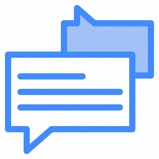 Talk, comment, dialogue, communication, chat, box icon - Download on Iconfinder