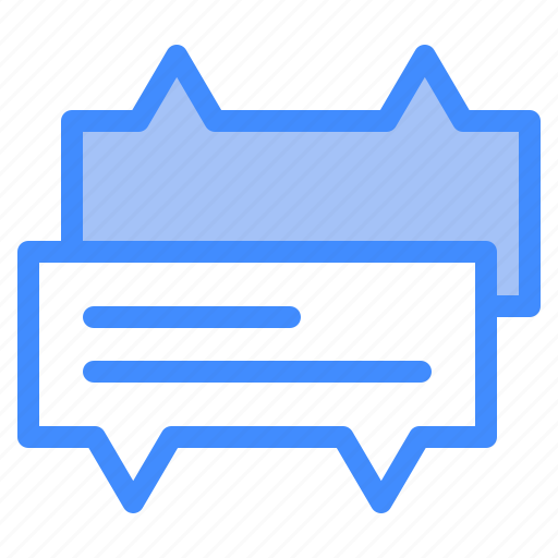 Text, message, comment, dialogue, communication, chat, box icon - Download on Iconfinder