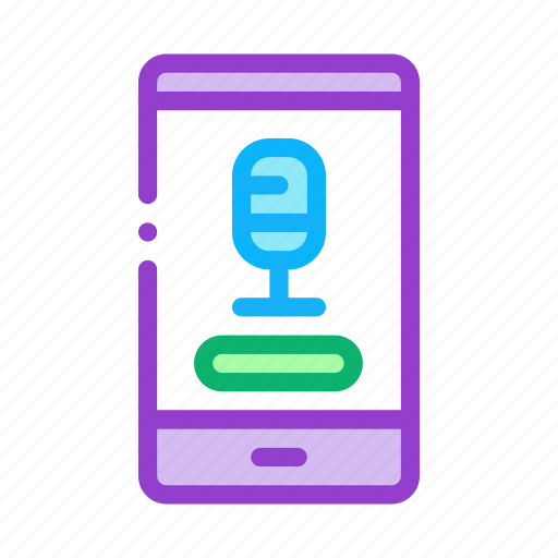 Element, microphone, phone, recording, technology icon - Download on Iconfinder